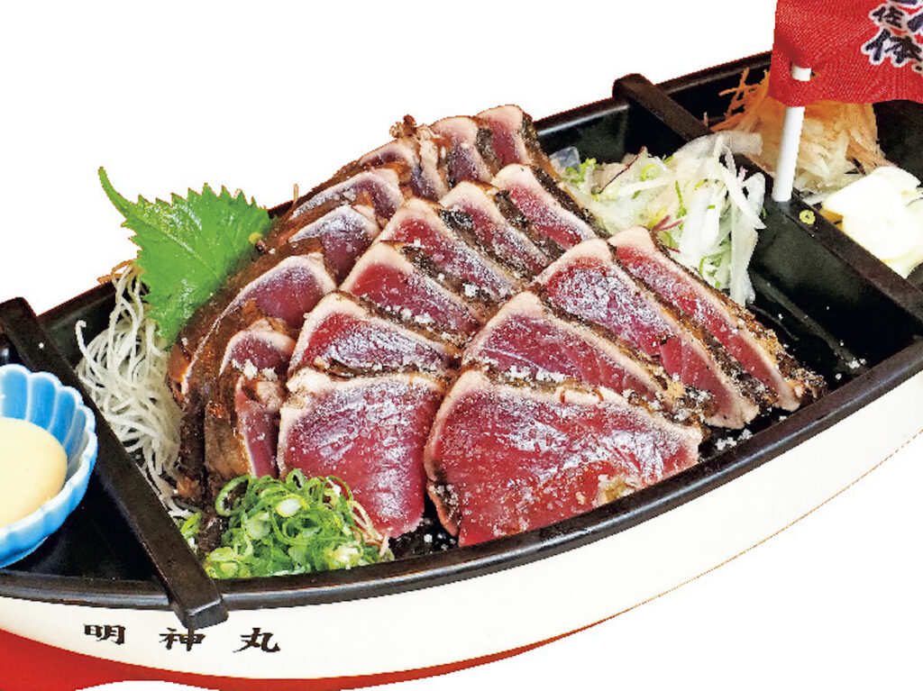 「藁焼き体験たたき」2728円（1節・約15切れ）