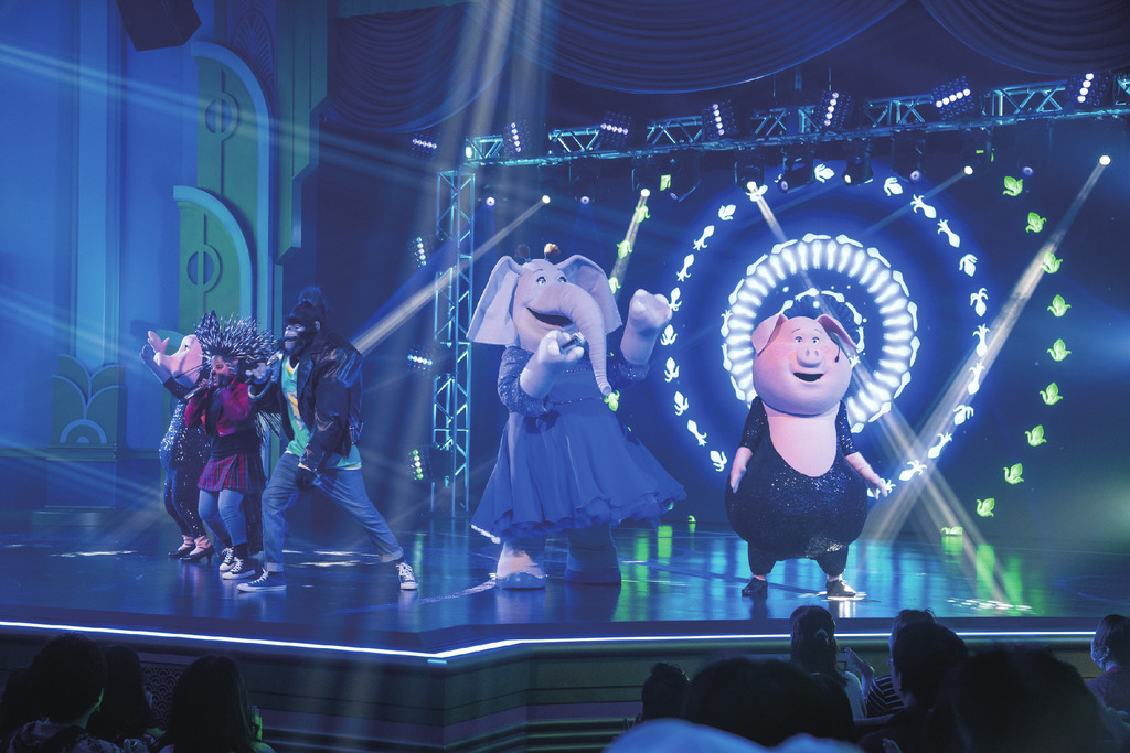 映画『SING』のステージ