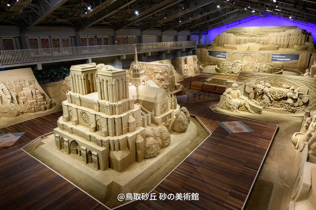 砂の美術館　第15期展示 砂で世界旅行・フランス編〈全景〉