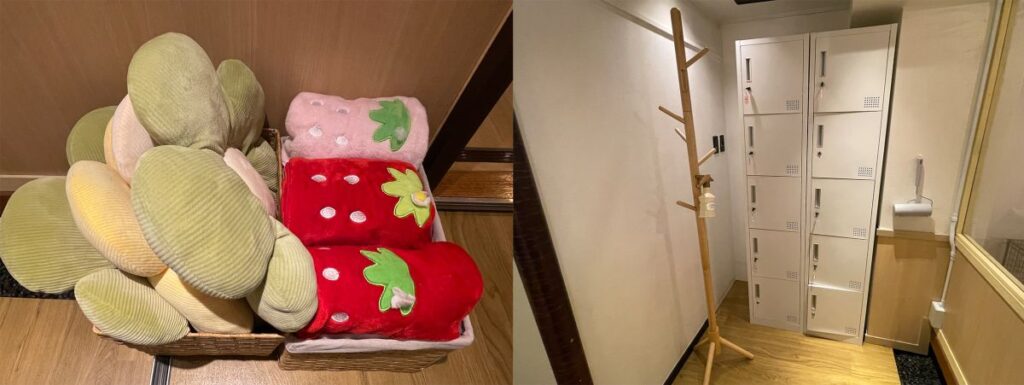 毛布やクッション