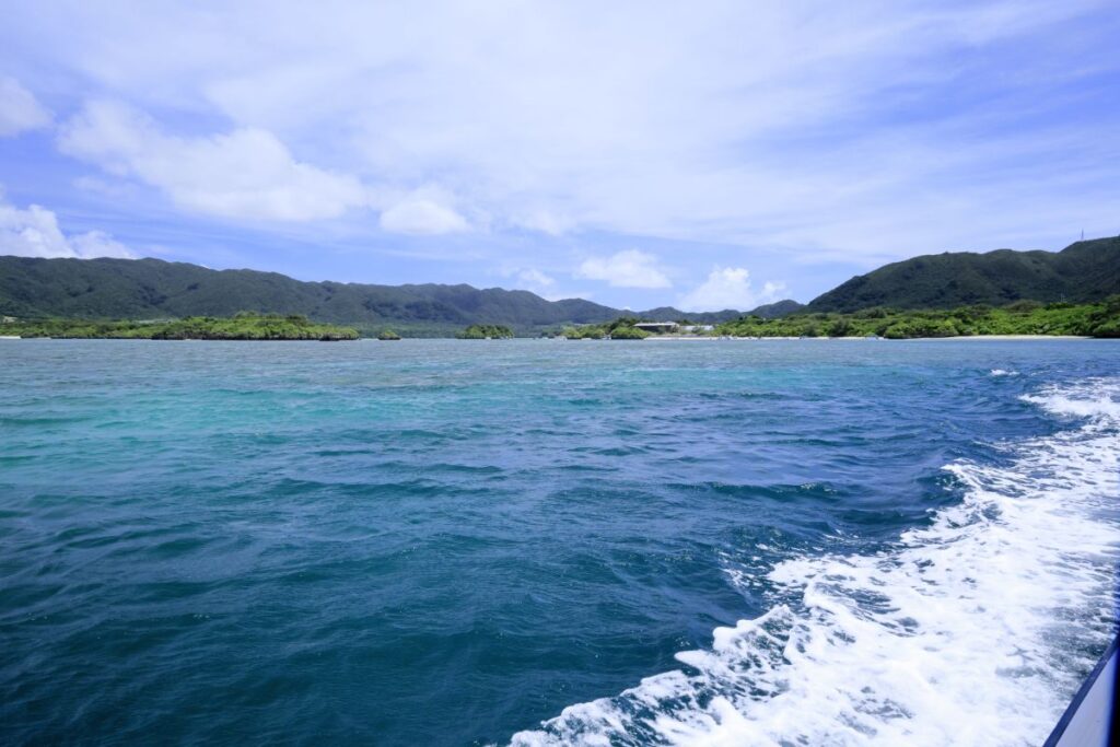 ボートからの景色