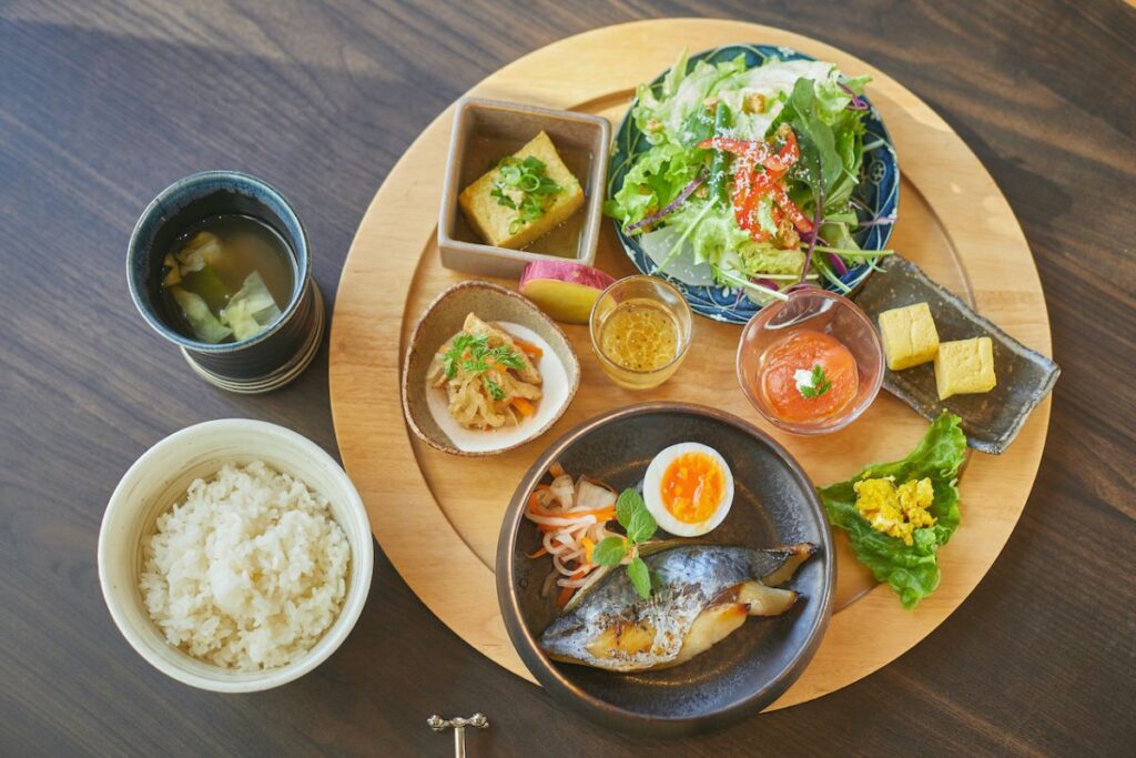 プレートランチ（真上から）