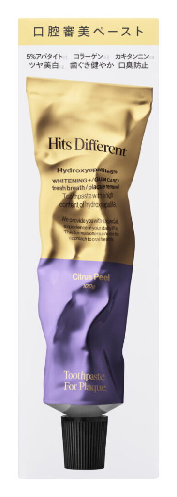 ヒッツディファレント トゥースペーストプラーク 100g 1628円(税込)
