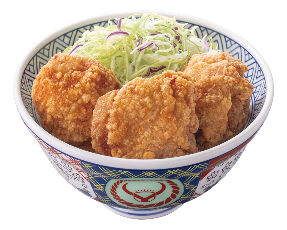 から揚げ丼(並盛) 619円(税込)
